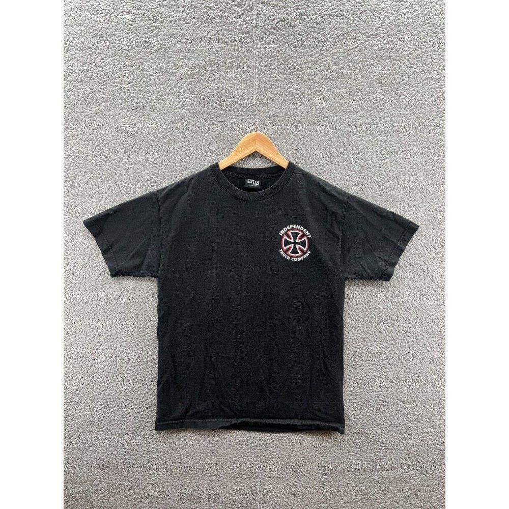 NHS Independent Truck Company Skateboarding Classic Black T-shirt Men’s Size